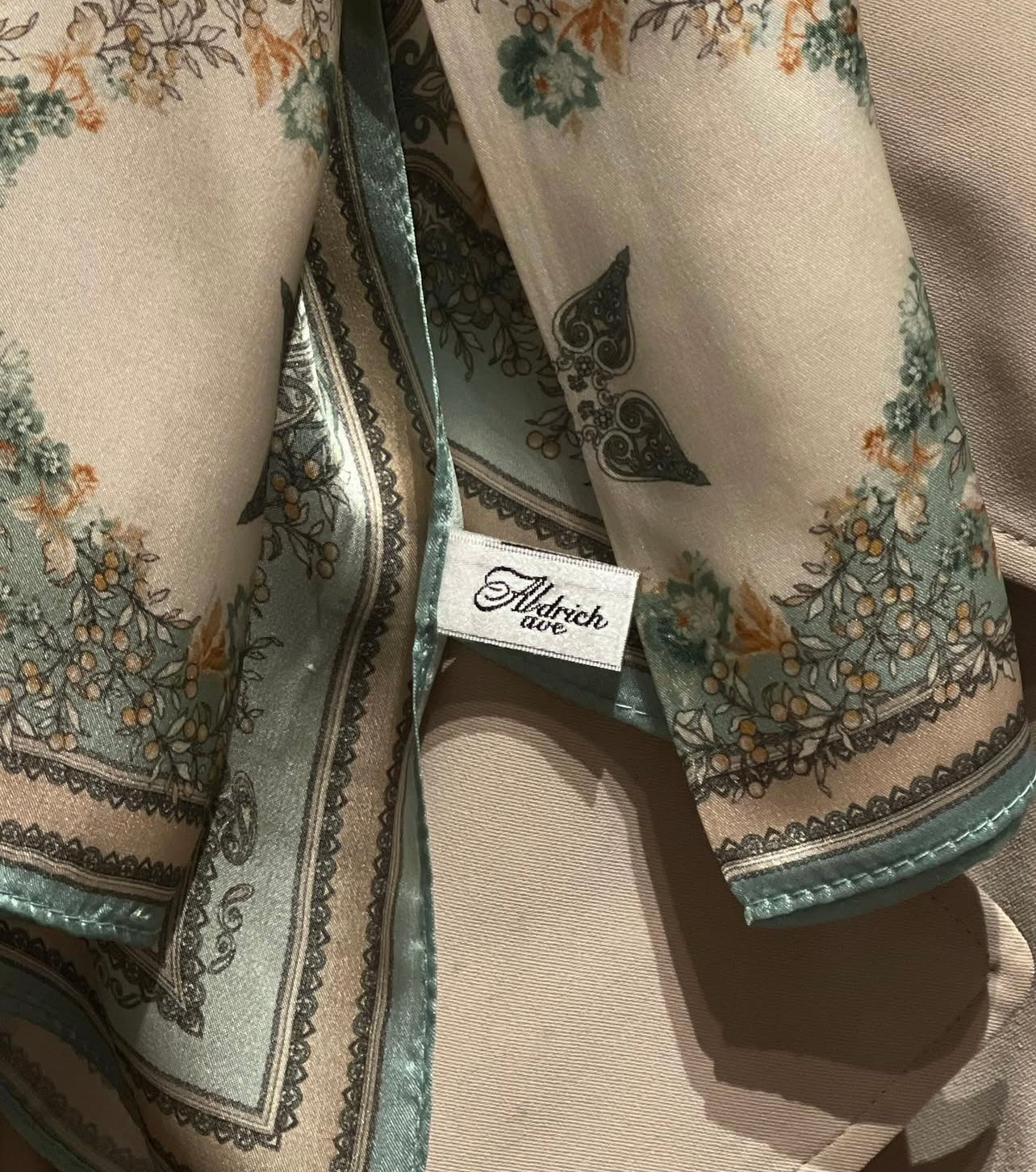 Flora Heritage Silk Scarf