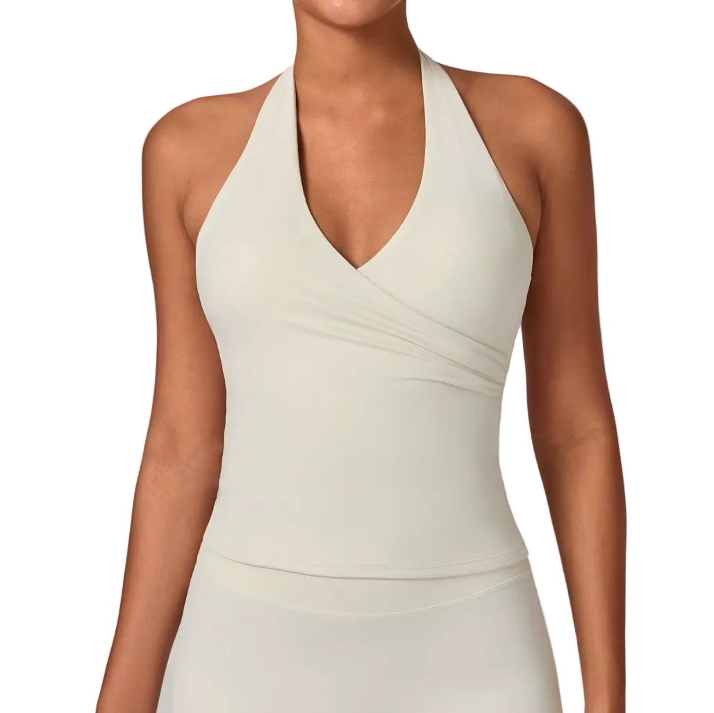 Court Halter - Signature Beige